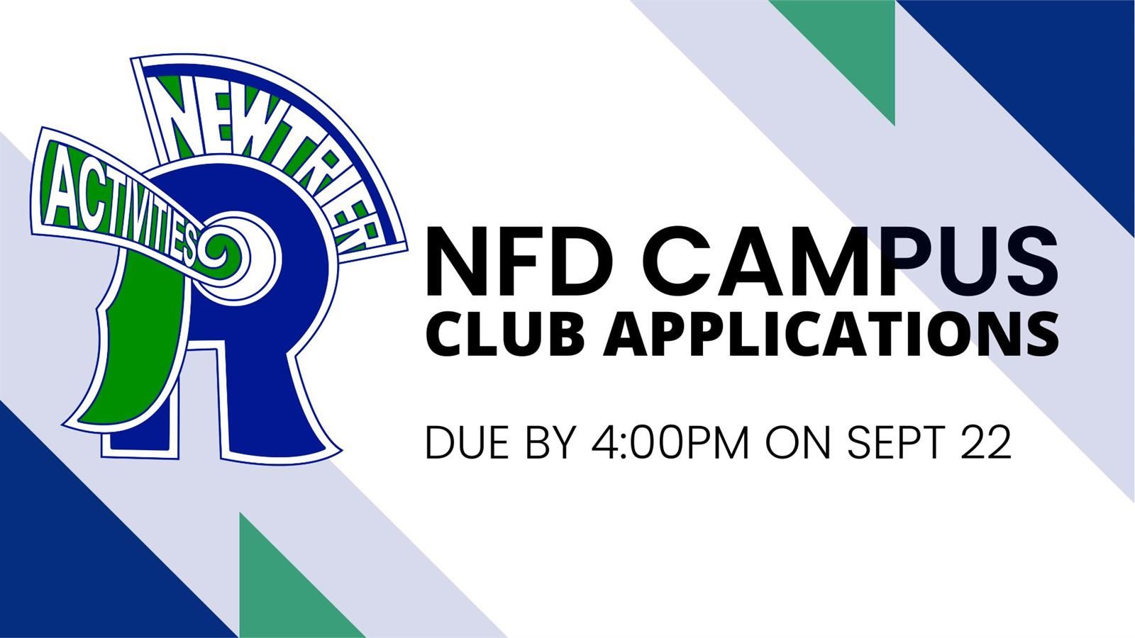  NORTHFIELD CAMPUS CLUB APPLICATIONS